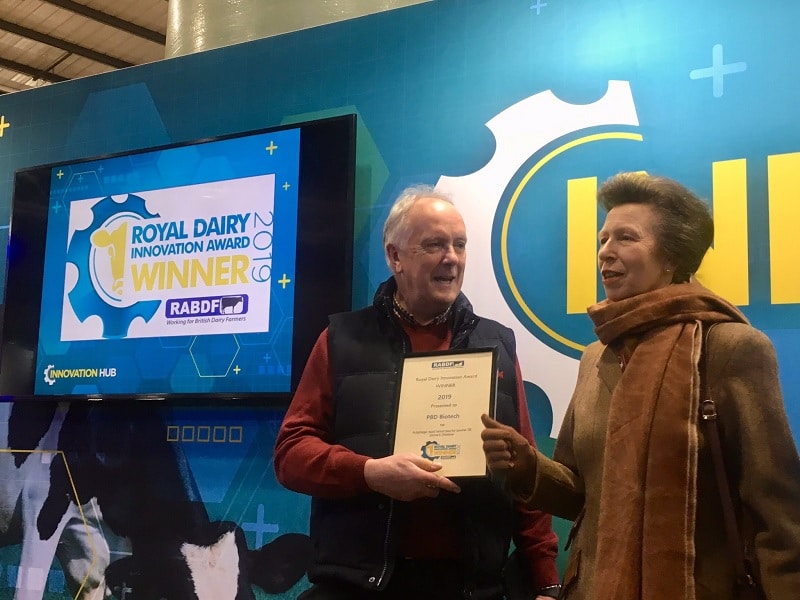 PBD Biotech win Royal Dairy Innovation Award 2019