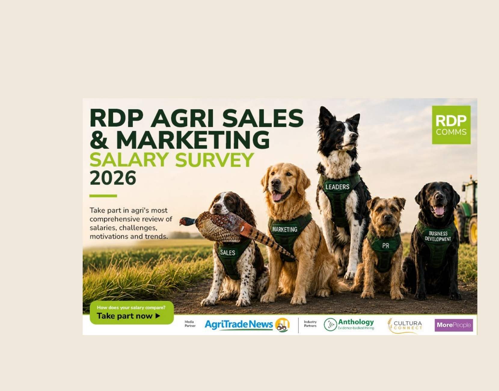 AgriTech & AgSciences salary survey; for UK Commercial, Sales & Marketing professionals