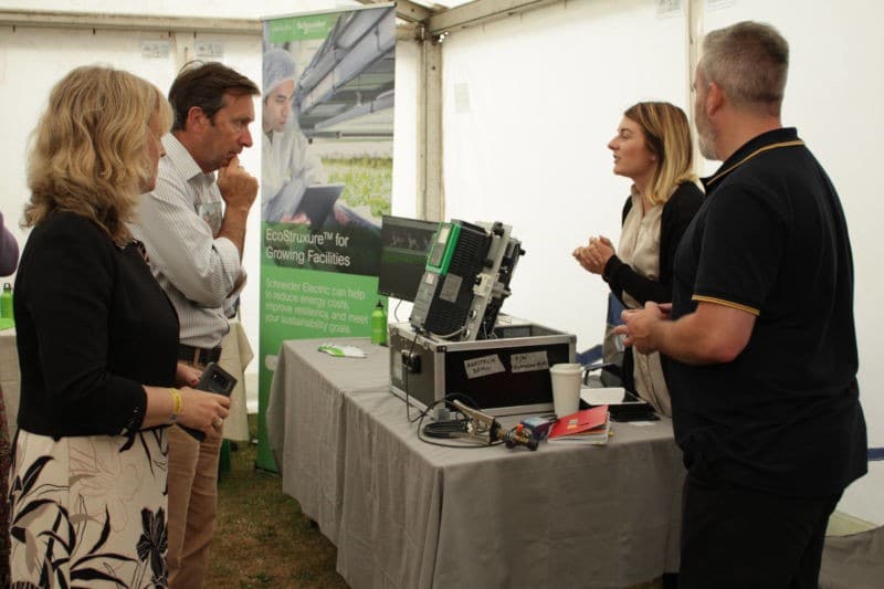 BBC Look East's Alex Dunlop talks to Schneider Electronics Louise Liddiard