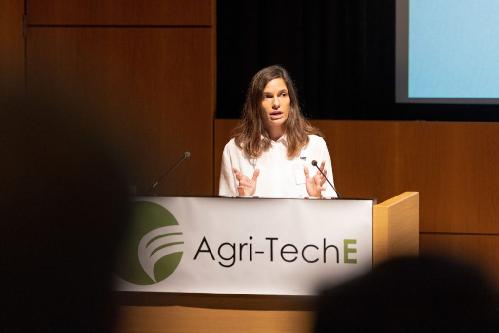 Maria Jensen, Antler Bio, speaking at REAP 2022