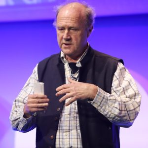 Rule-breaker Tim Smit, co-founder of Eden Project, at Oxford Farming Conference [image from OFC]