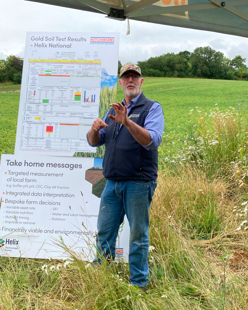 Dick Neale, Hutchinsons Technical Manager