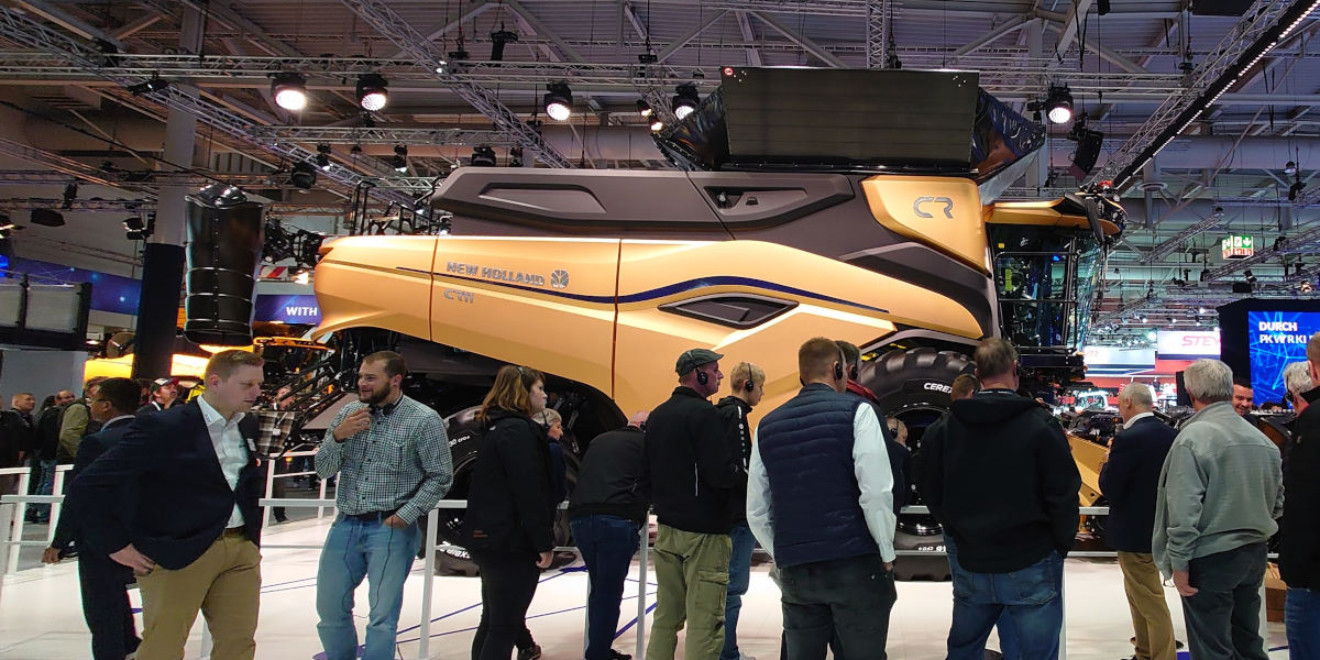 Big machinery at Agritechnica 2023