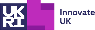 Logo for Innovate UK that is delivering Defra's Farming Innovation Programme (FIP).