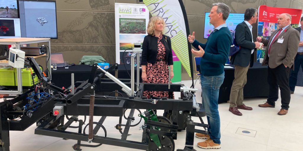 Belinda with ARWAC at REAP 2022 Spacetech will support precision agriculture