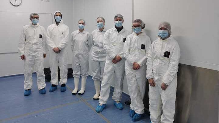 Some of the ECIF visitors to The Leaf Lab @ GrowUp Farms