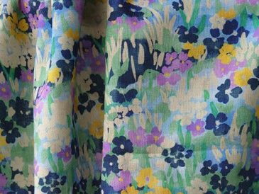 Viscose-linen mix fabric, with natural linen texture. Viscose is made from wood pulp and is more breatheable than cotton.