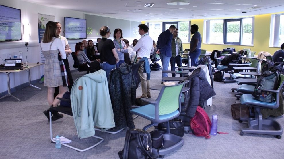 ECIF attendees networking at the Sustainability in Action ECIF Conference