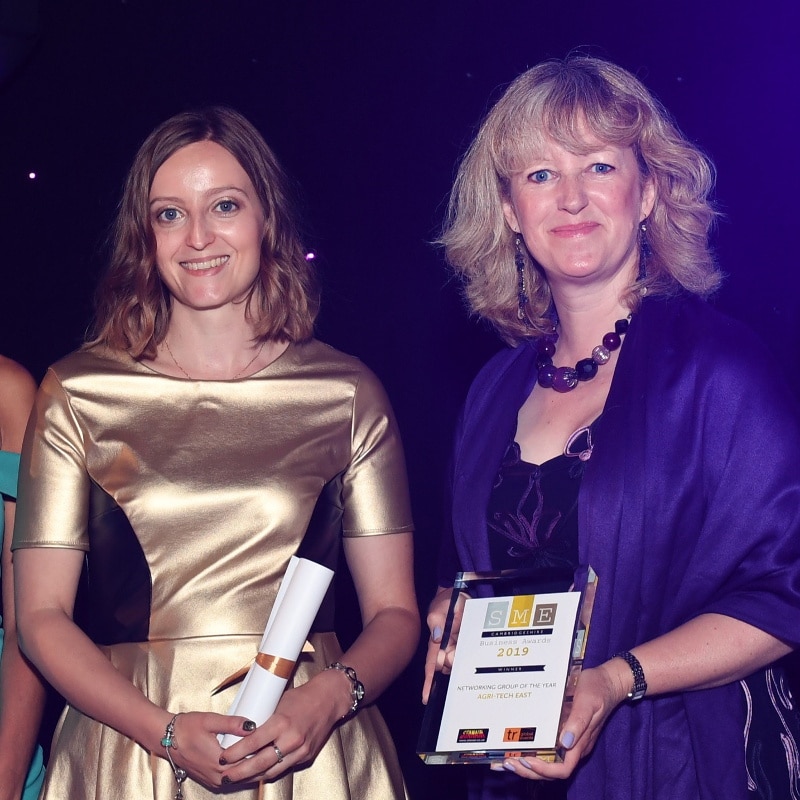 Agri-TechE named Networking Group of the Year at SME Cambridgeshire Business Awards