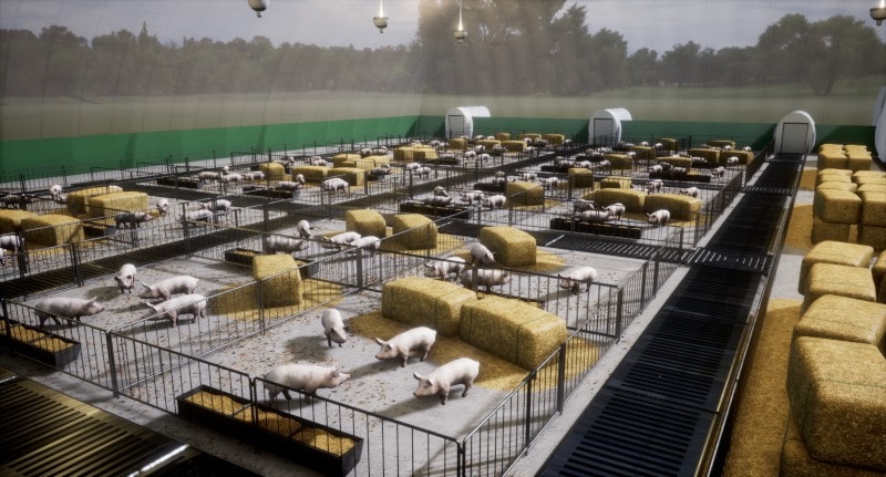 Intelligent facility offers potential of net zero livestock production