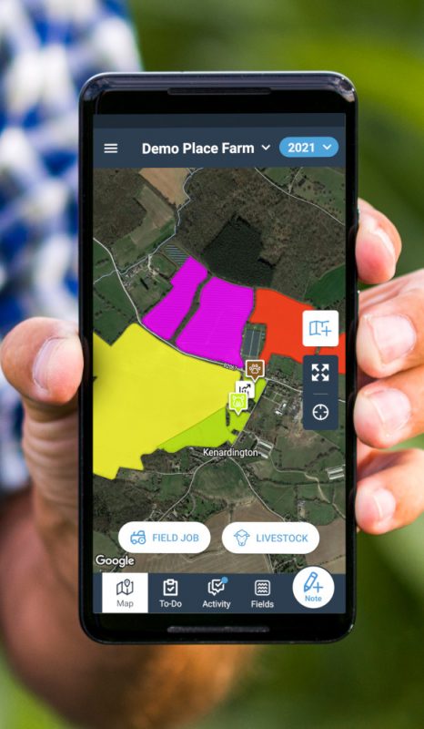 fieldmargin phone app