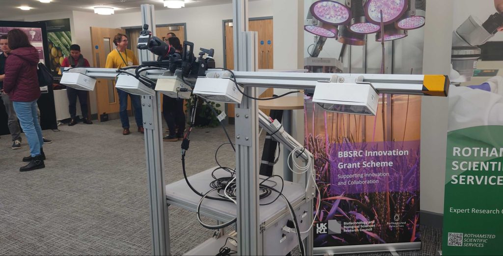 Bosch BASF Rothamsted spot spray rig