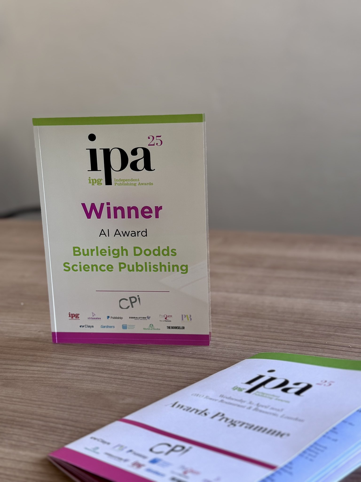 Cambridge-based business presented with award for its generative AI-based knowledge platform