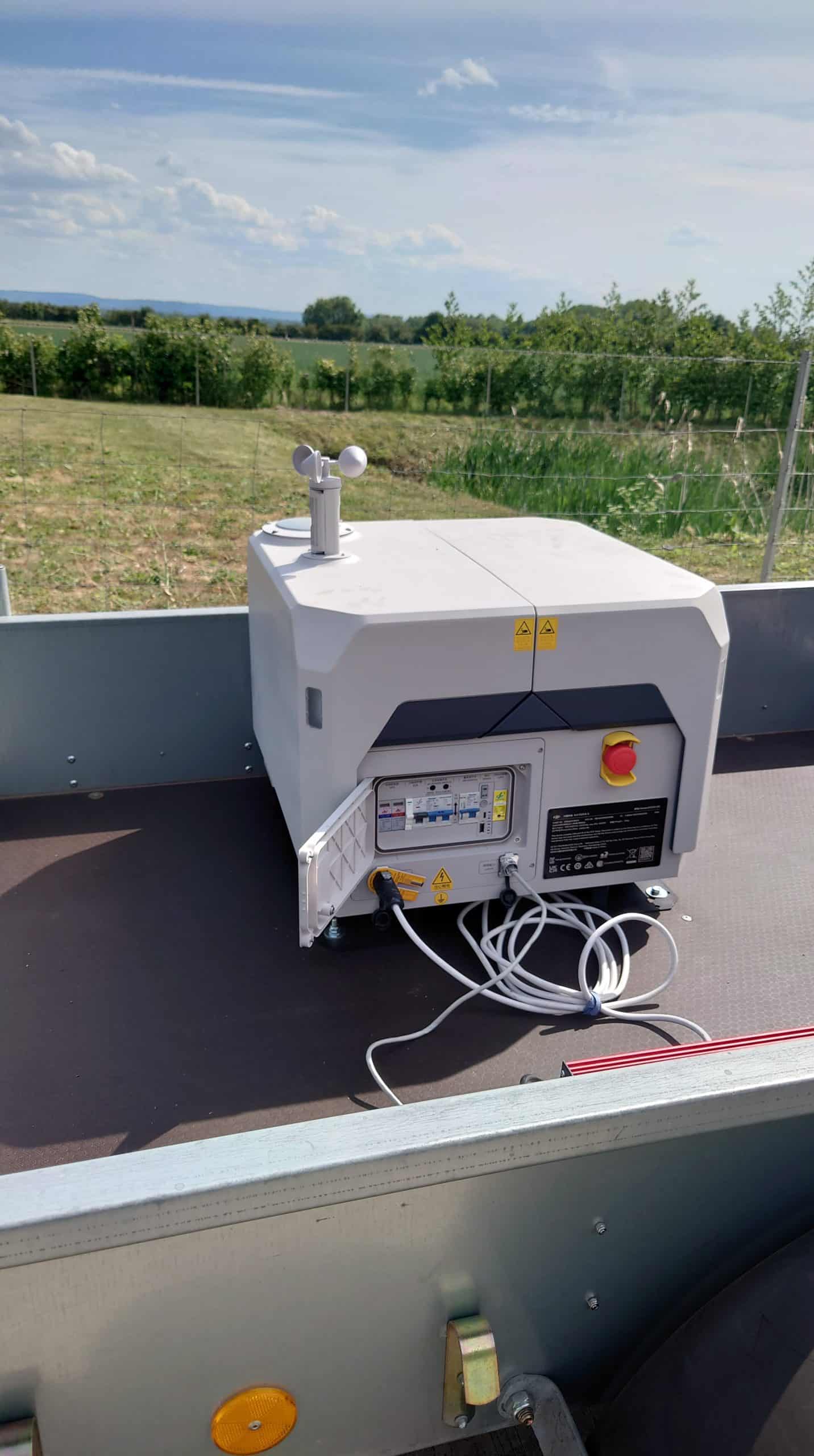 Autonomous drone base - used for monitoring biodiversity