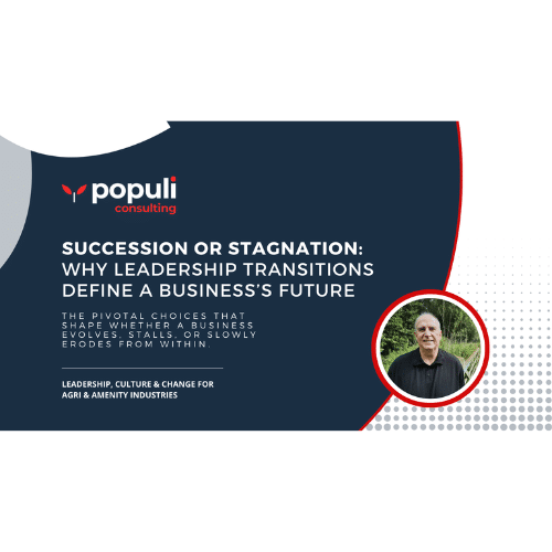 Succession or Stagnation: What really happens when succession planning is avoided