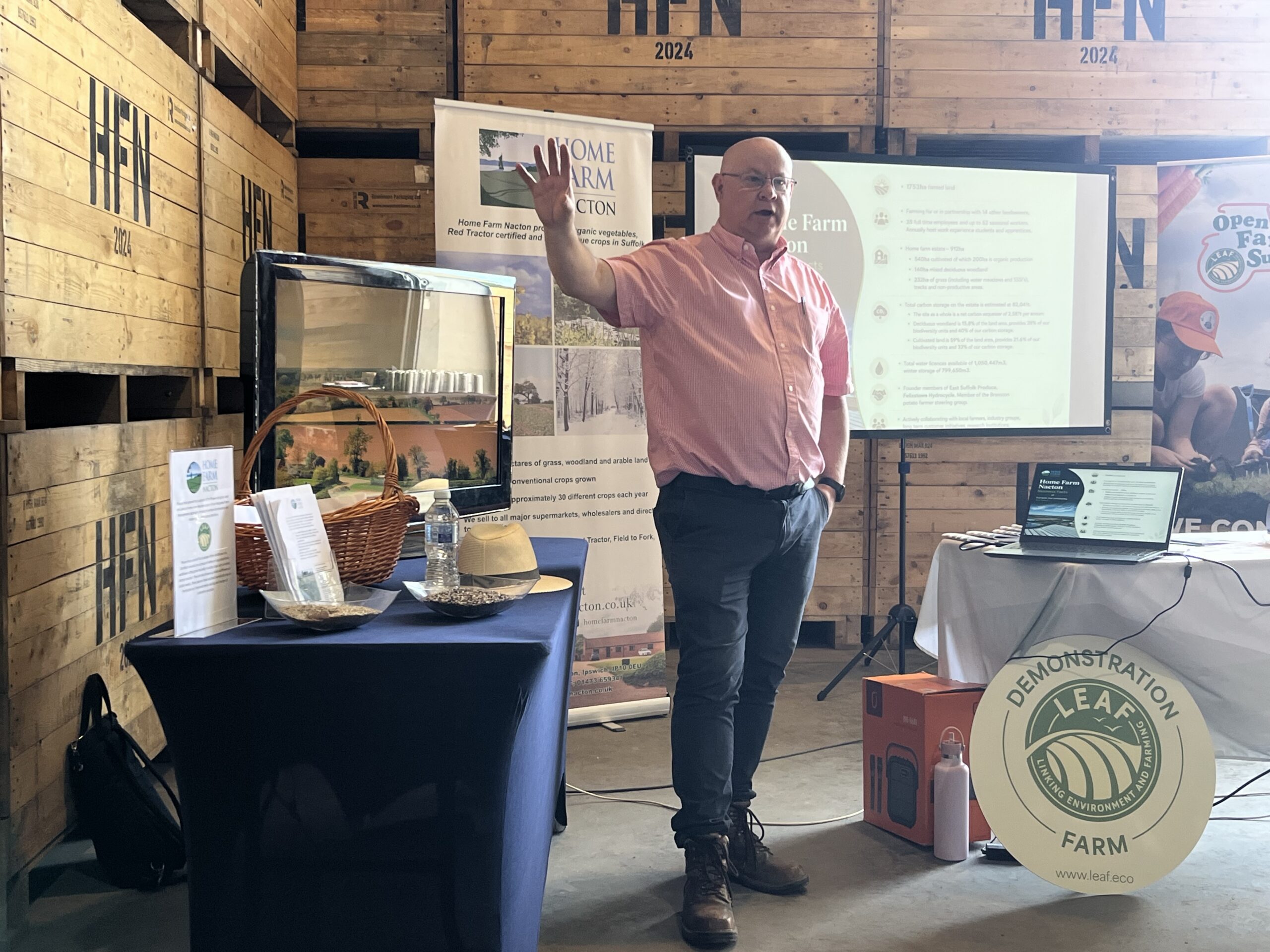Newest LEAF Demonstrator Farm launched with Home Farm Nacton