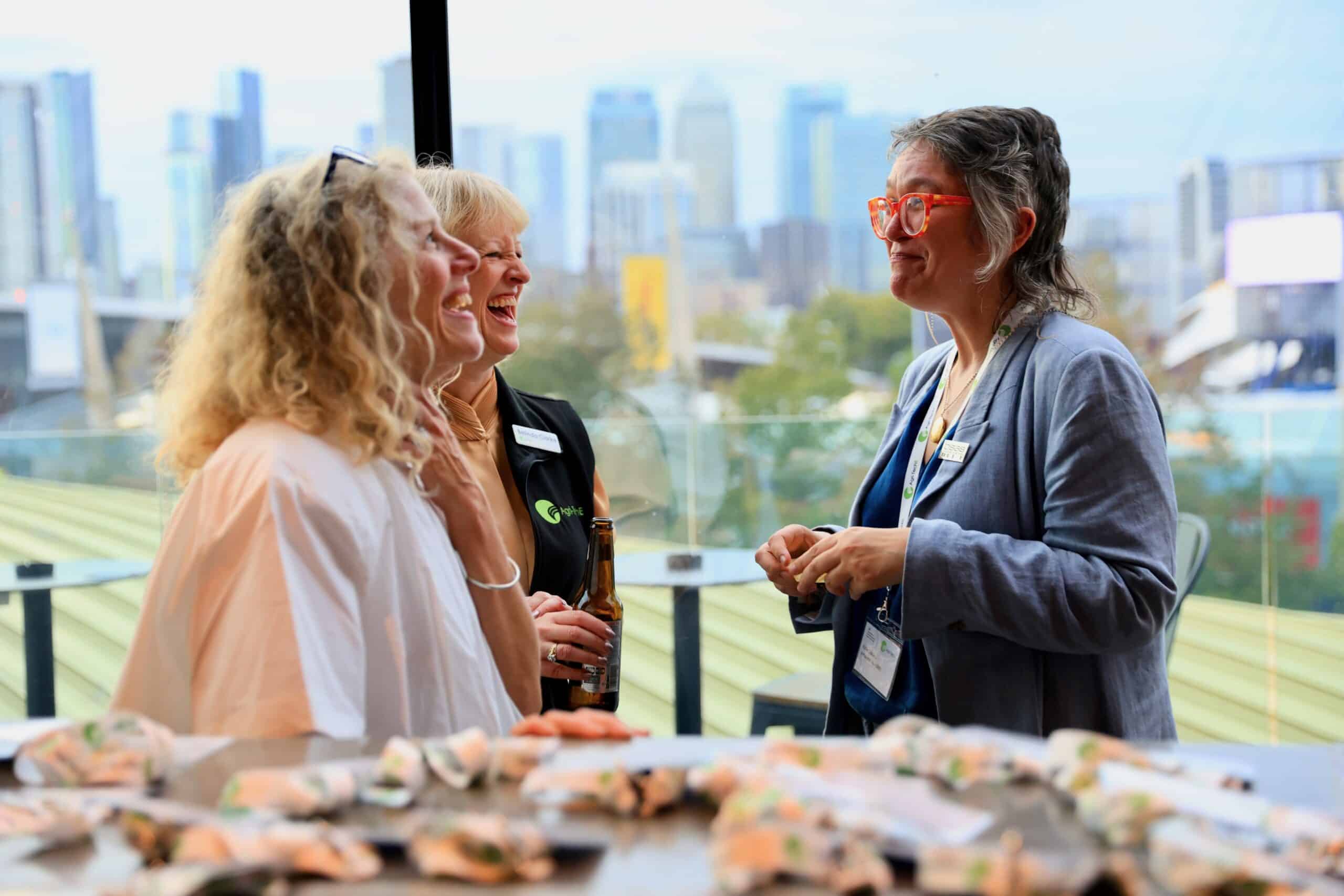 Kate Brunswick & Belinda Clarke, Agri-TechE with Katie Dubarry, Innovate UK