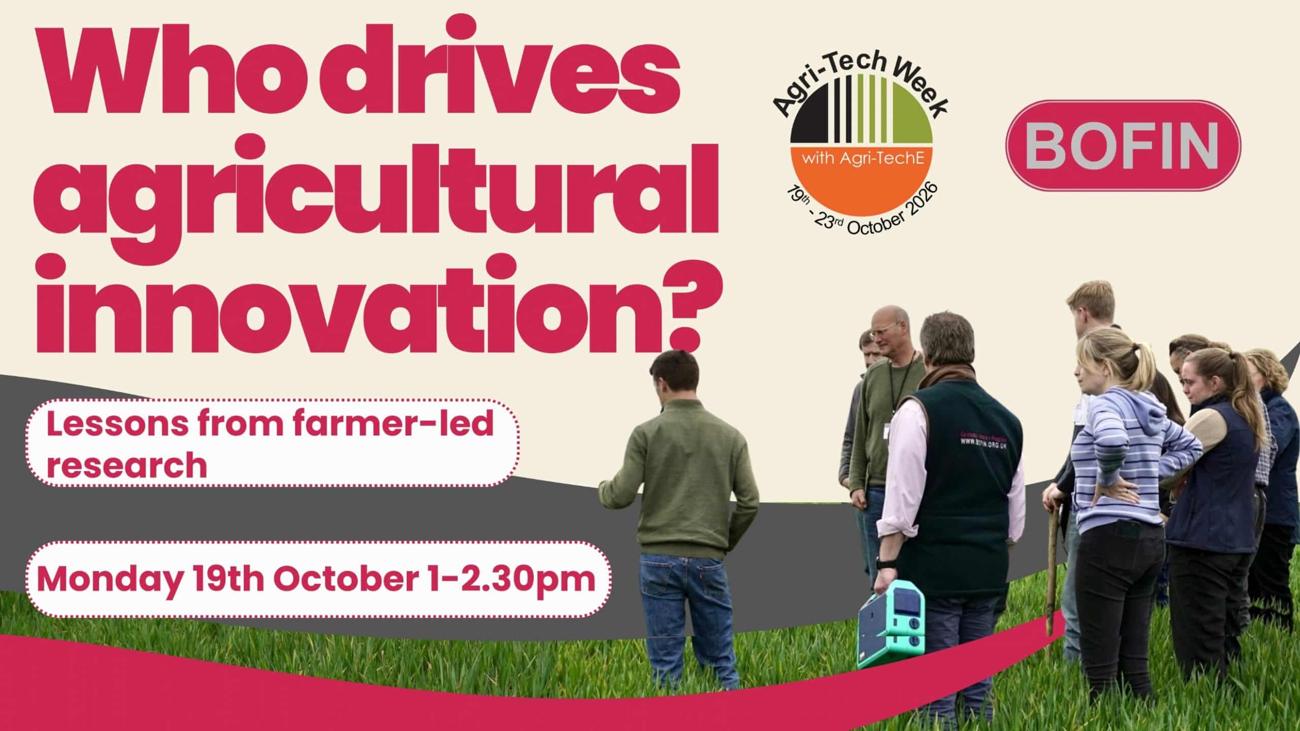 Who drives agricultural innovation? An Agri-Tech week webinar