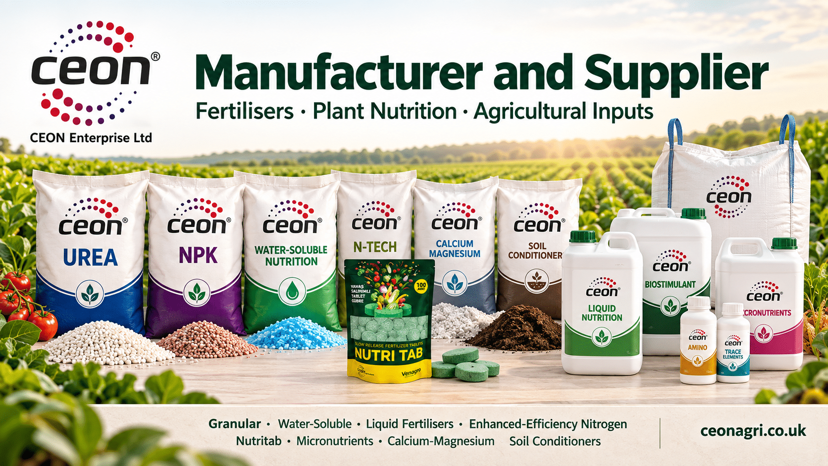 Fertiliser manufacturer CEON builds Northern Ireland base for UK growth and partnerships