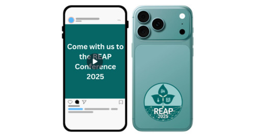 Pic of smart phone with REAP vid